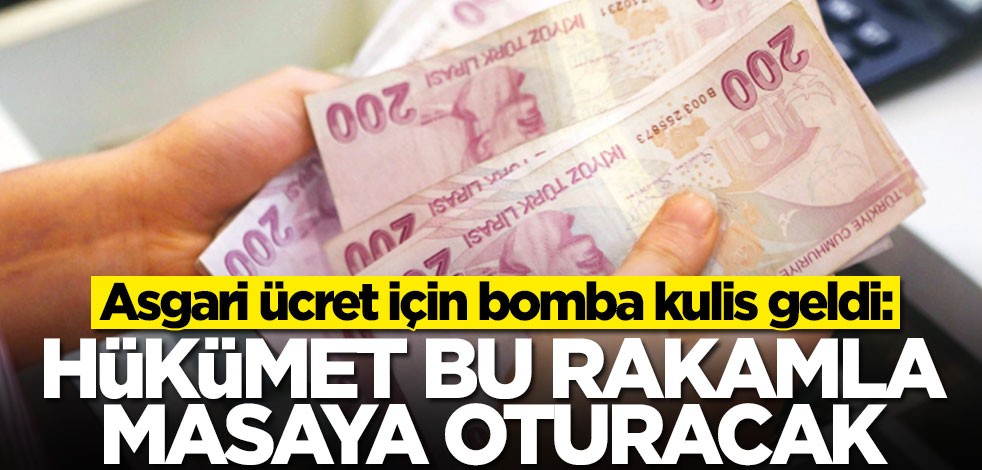 Asgari ücret için bomba kulis geldi: Hükümet bu rakamla masaya oturacak