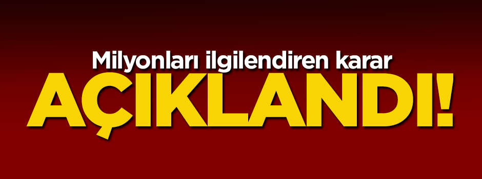 Asgari ücret için kesin tarih geldi