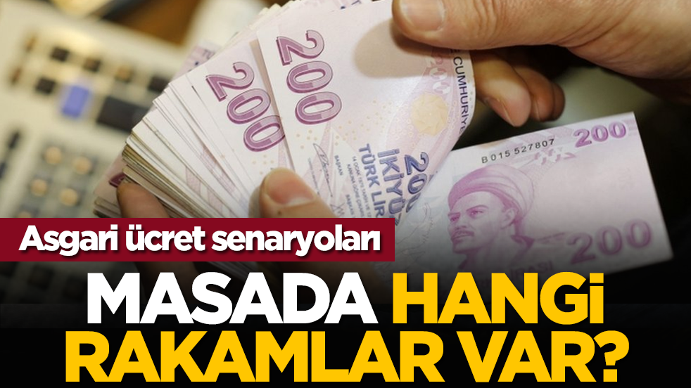 Asgari ücret senaryoları: Masada hangi rakamlar var?