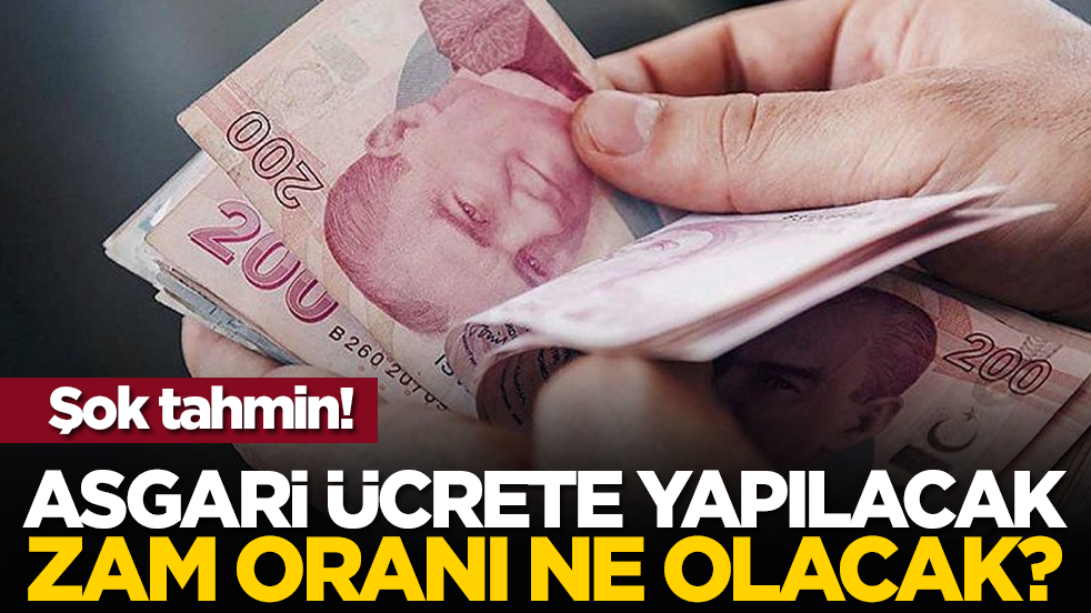 Asgari Ücrete Yapılacak Zam Oranı Ne Olacak? Şok tahmin!