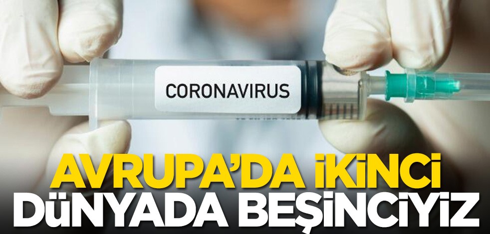 Aşılamada Avrupa'da ikinci dünyada beşinciyiz