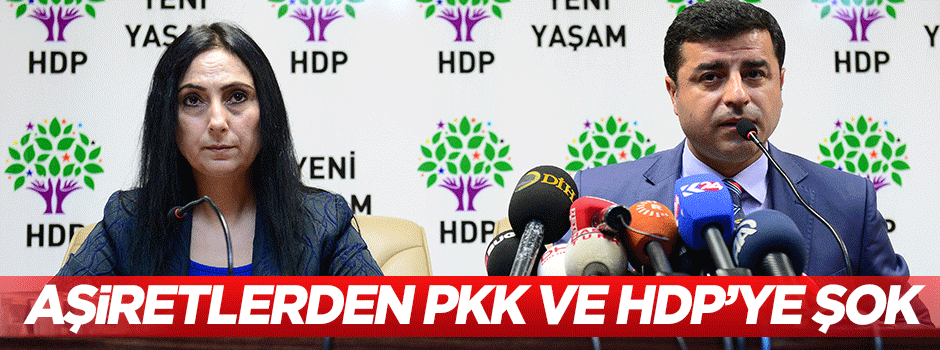Aşiretlerden PKK ve HDP'ye karşı birleşme kararı