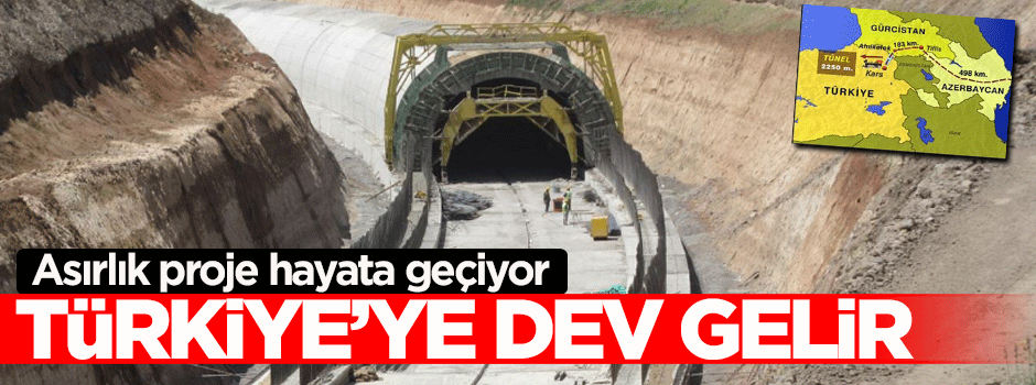Asırlık proje hayata geçiyor