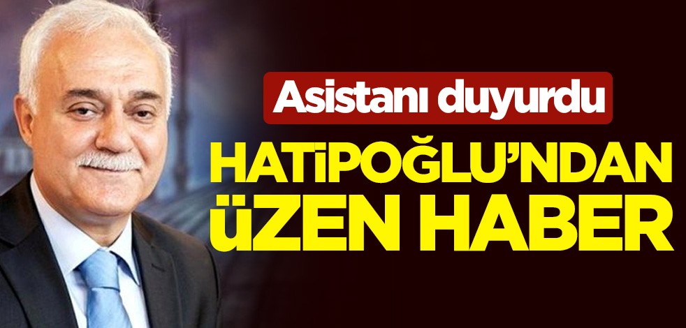 Asistanı Nihat Hatipoğlu ile ilgili üzen haberi duyurdu! "Koronavirüse yakalandı"
