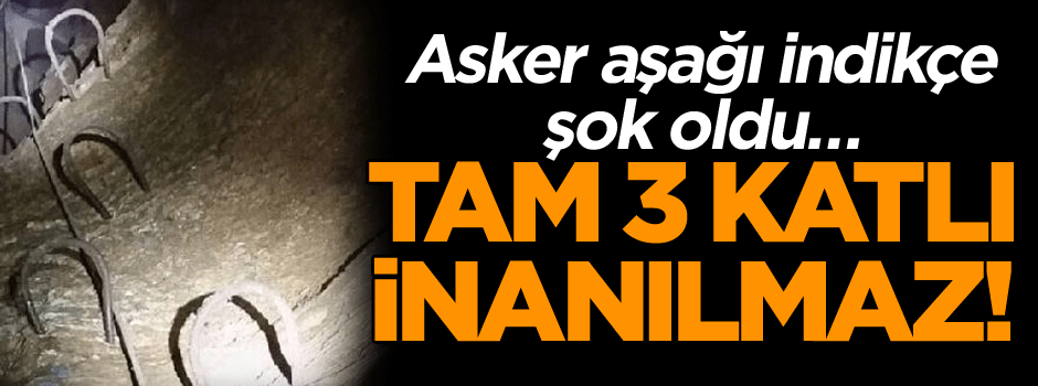 Asker aşağı indikçe şok oldu… Tam 3 katlı inanılmaz!