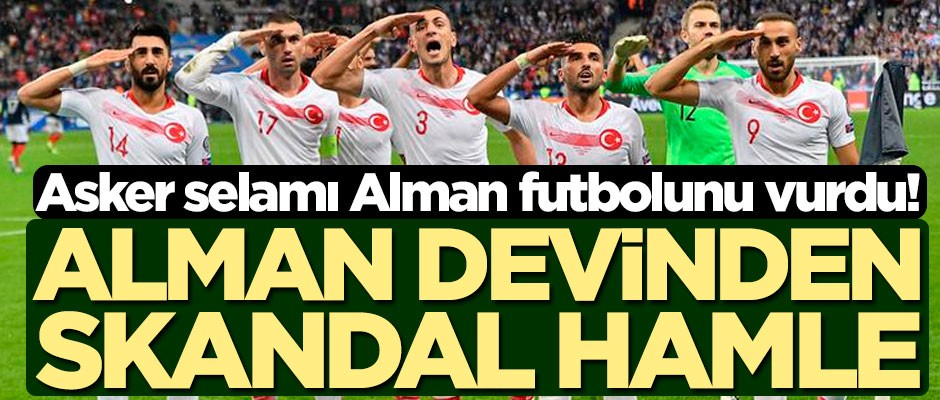 Asker selamı Alman futbolunu vurdu! Alman devinden skandal hamle