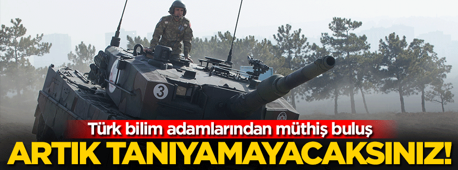 Askeri araçlara kamuflaj buluşu