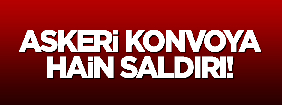 Askeri konvoyun geçişi sırasında patlama!