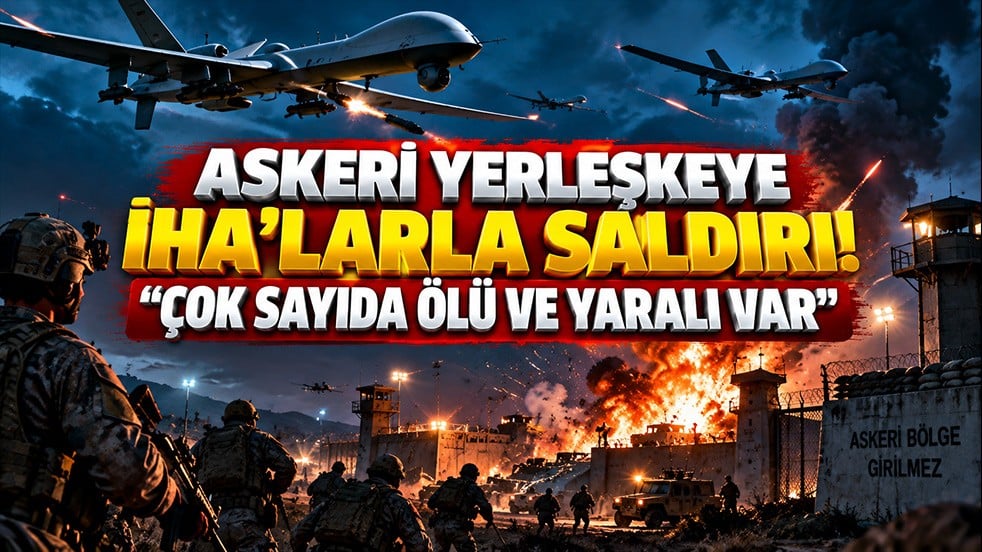 Askeri yerleşkeye İHA’larla saldırı! Çok sayıda ölü ve yaralı var