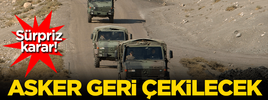 Askerlerin yüzde 90'ı geri çekilecek!