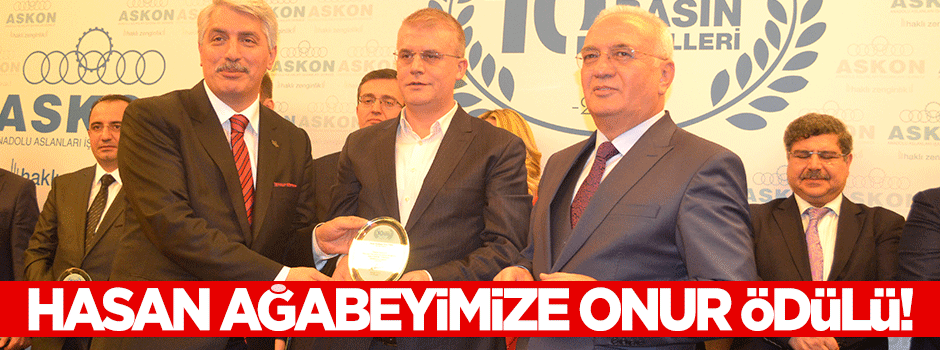 ASKON'un Onur Ödülü Hasan Karakaya'ya