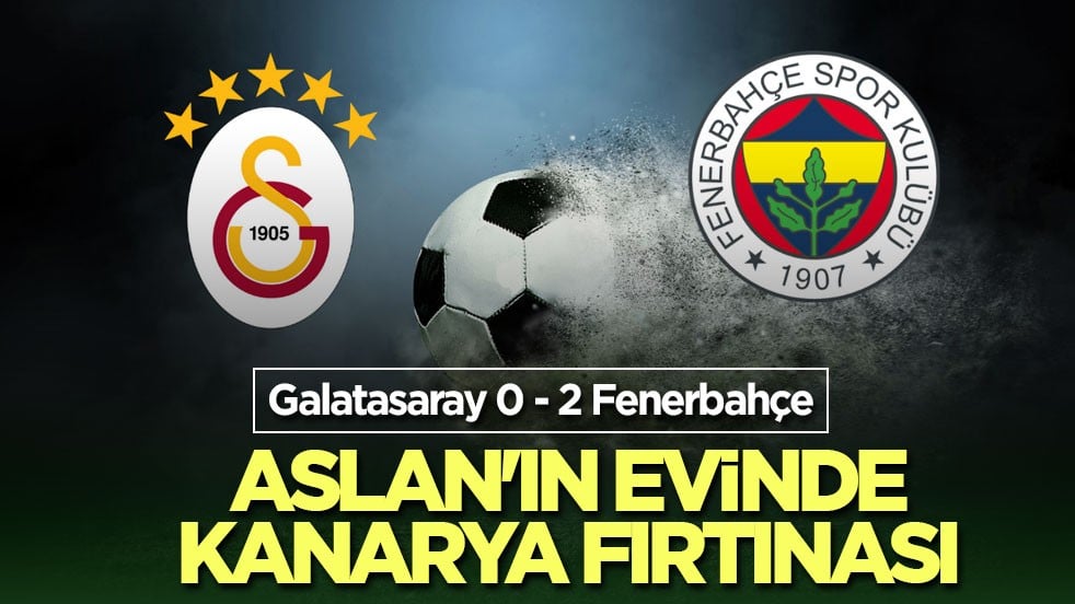 Aslan'ın evinde kanarya fırtınası Fener kupanın sahibi oldu: 2-0