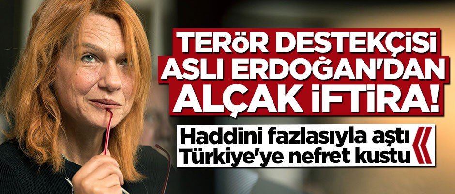 Aslı Erdoğan'dan alçak iftira! Türk milletine nefret kustu