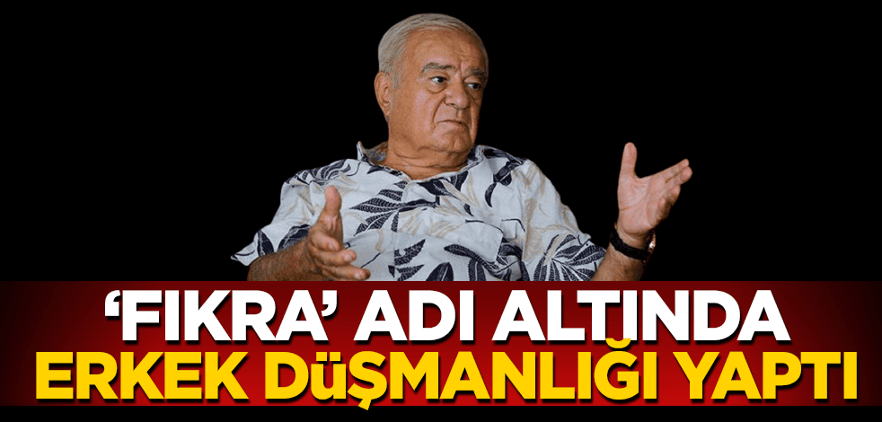 Asparagas haberleriyle bilinen Rahmi Turan’dan ‘fıkra’ adı altında ‘erkek’ düşmanlığı!