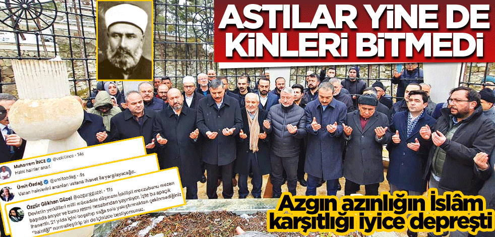 Astılar, yine de kinleri bitmedi