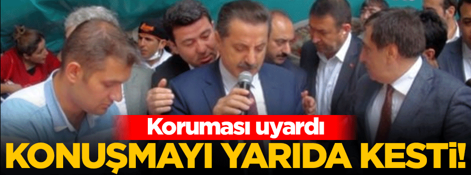 Aşure programında bomba paniği yaşandı