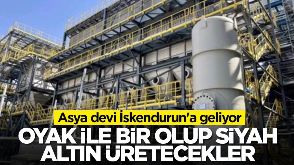 Asya devi İskendurun'a geliyor: Siyah alın üretecekler