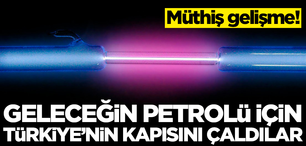 Asya ülkesi geleceğin petrolü için apar topar Türkiye'ye geldi! Tarihi imza atıldı