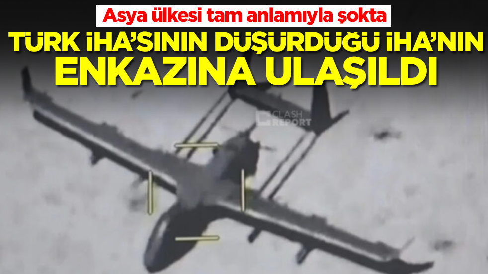 Asya ülkesi tam anlamıyla şokta: Türk İHA'sının düşürdüğü İHA'nın enkazına ulaşıldı