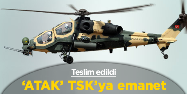 ATAK törenle teslim edildi