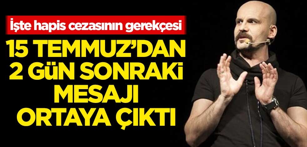 Atalay Demirci'ye verilen cezanın gerekçeli kararı açıklandı