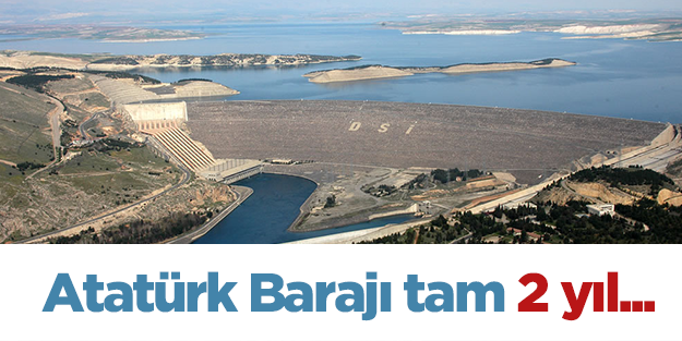 Atatürk Barajı'ndan güzel haber geldi!