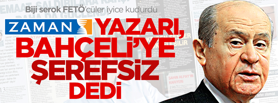 Ateist Alpay’dan Bahçeli'ye ŞEREFSİZ İMÂSI