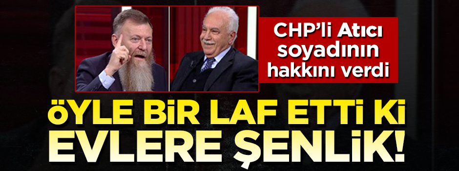 Atıcı'ya göre CHP'nin tek rakibi HDP'ymiş!