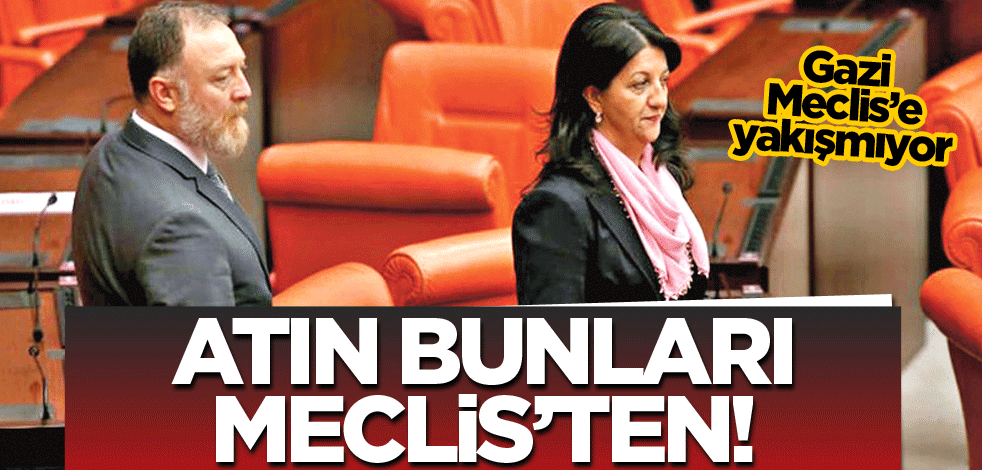 Atın bunları Meclis’ten!