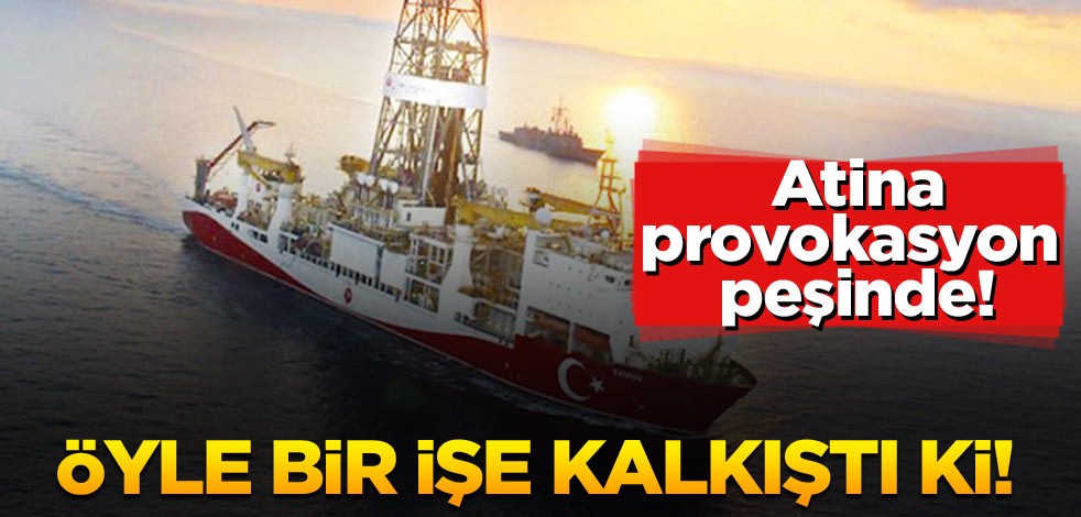 Atina provokasyon peşinde! Öyle bir işe kalkıştı ki!