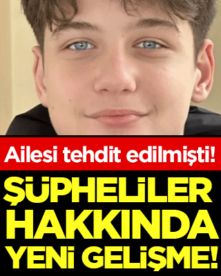 Atlas'ın ailesine tehdit soruşturmasında yeni gelişme!
