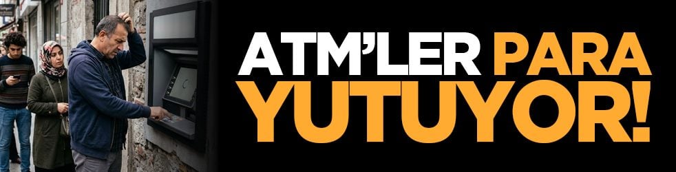 ATM’ler para yutuyor!