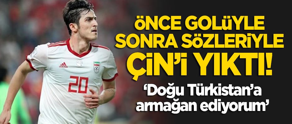 Attığı golle Çin'i yıktı ve Doğu Türkistan'a armağan etti