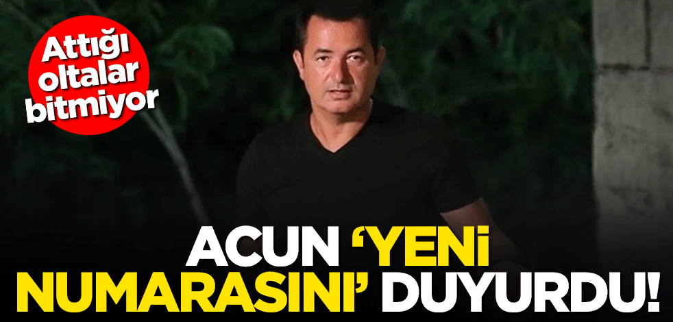 Attığı oltalar bitmiyor... Acun ‘yeni numarasını’ duyurdu!