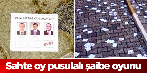 Avcılar'da sahte oy pusulalı şaibe oyunu