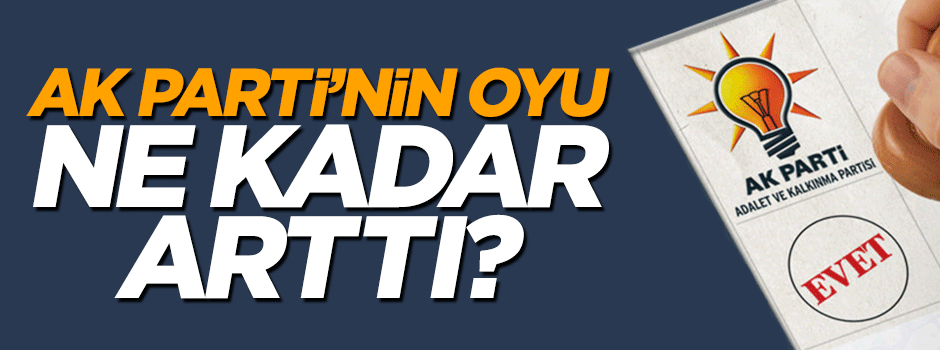 Avni Özgürel: AK Parti'nin oyu 3 puan arttı