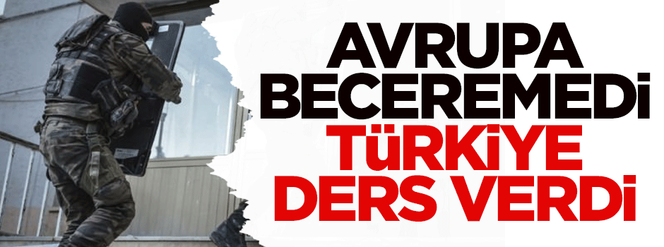 Avrupa beceremedi, Türkiye ders verdi