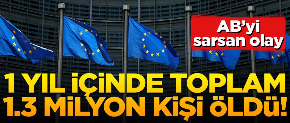 Avrupa Birliği'nde, 1 yıl içinde 1.3 milyon kişi kanserden öldü