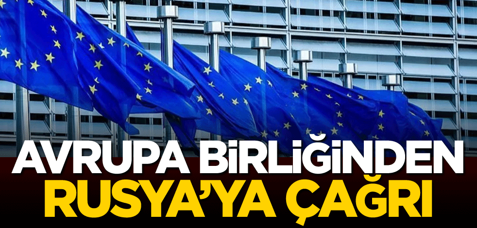 Avrupa Birliğinden Rusya'ya çağrı