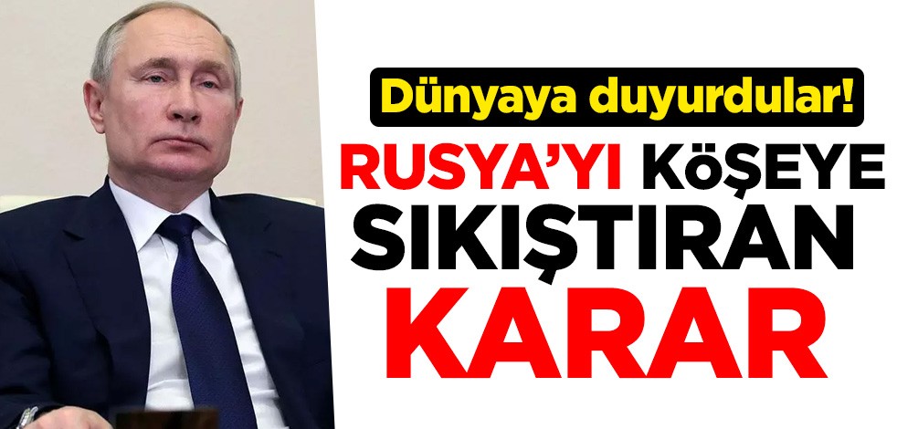 Avrupa Birliği'nden Rusya'ya yaptırım kararı