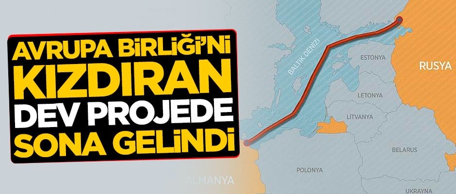 Avrupa Birliği'ni kızdıran Kuzey Akım-2 Doğal Gaz Boru Hattı inşaatında sona gelindi