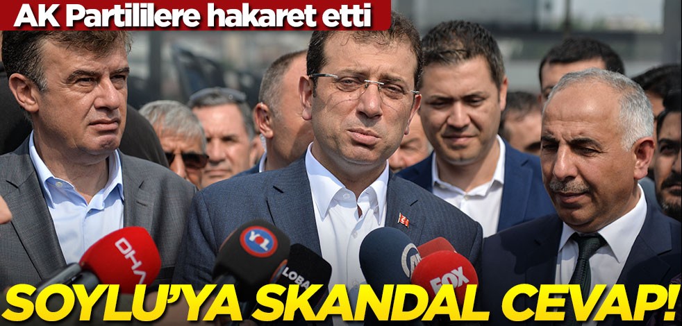 Avrupa Parlamento'sunda Türkiye'yi şikayet eden İmamoğlu'ndan AK Partililere hakaret!
