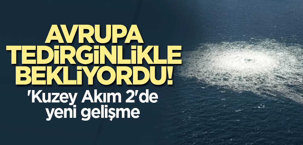 Avrupa tedirginlikle bekliyordu! 'Kuzey Akım 2'de yeni gelişme