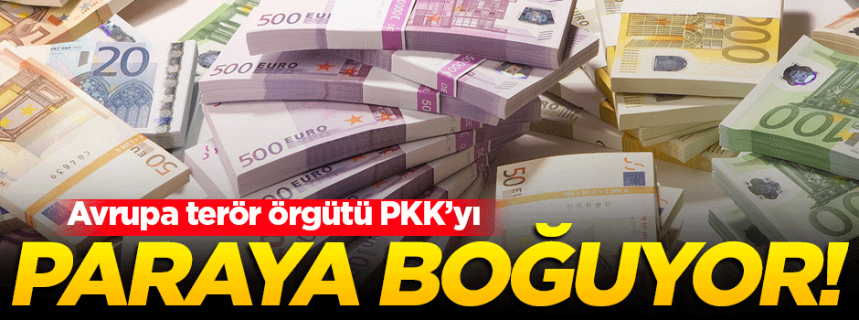 Avrupa, terör örgütü PKK'yı paraya boğuyor!