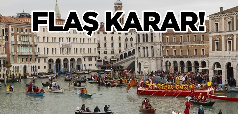 Avrupa ülkesi İtalya’dan Venedik’teki turist olayı hakkında yeni karar çıktı! Flaş kararı o ay itibariyle geçerli olacak