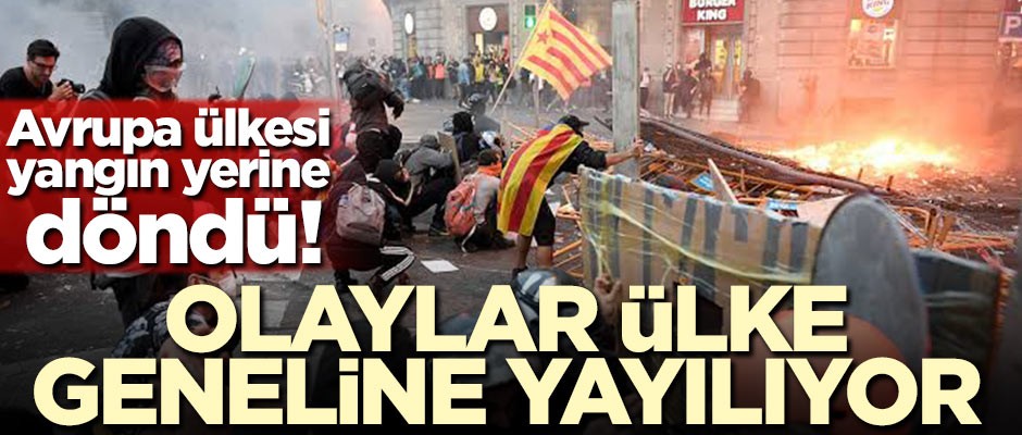 Avrupa ülkesi yangın yerine döndü! Olaylar ülke geneline yayılıyor