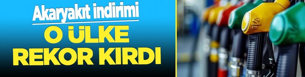 Avrupa ülkesinde akaryakıt indirimi: 10 milyon varil motorin! Darmaduman halinde olan ülke şokta