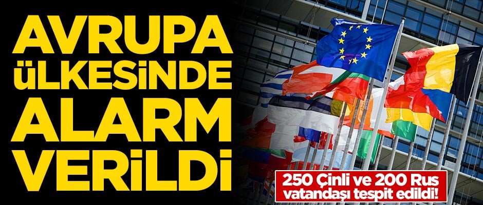 Avrupa ülkesinde alarm verildi!