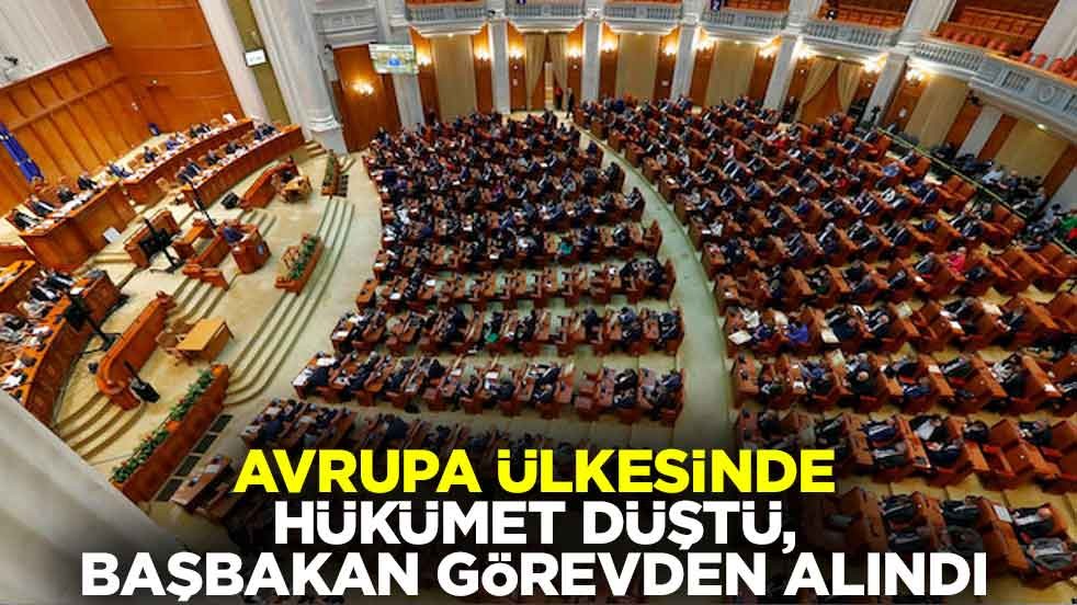 Avrupa ülkesinde hükümet düştü, başbakan görevden alındı