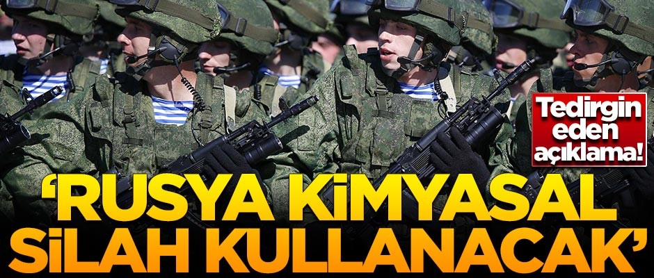 Avrupa ülkesinden flaş çağrı! ' Rusya kimyasal silah kullanacak'